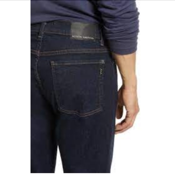 MODERN AMERICAN: Lexington Slim Straight Leg Jeans In Town Rinse (NWT) - Picture 4 of 5